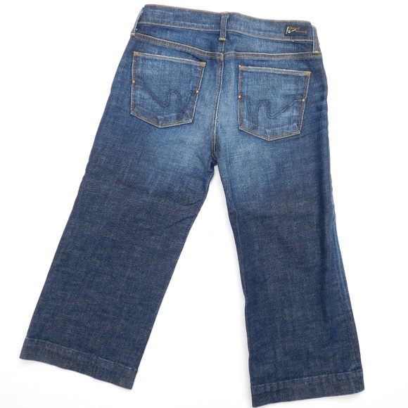 Citizens of Humanity Denim - CITIZENS OF HUMANITY Crop 27x20 dark wash stretch